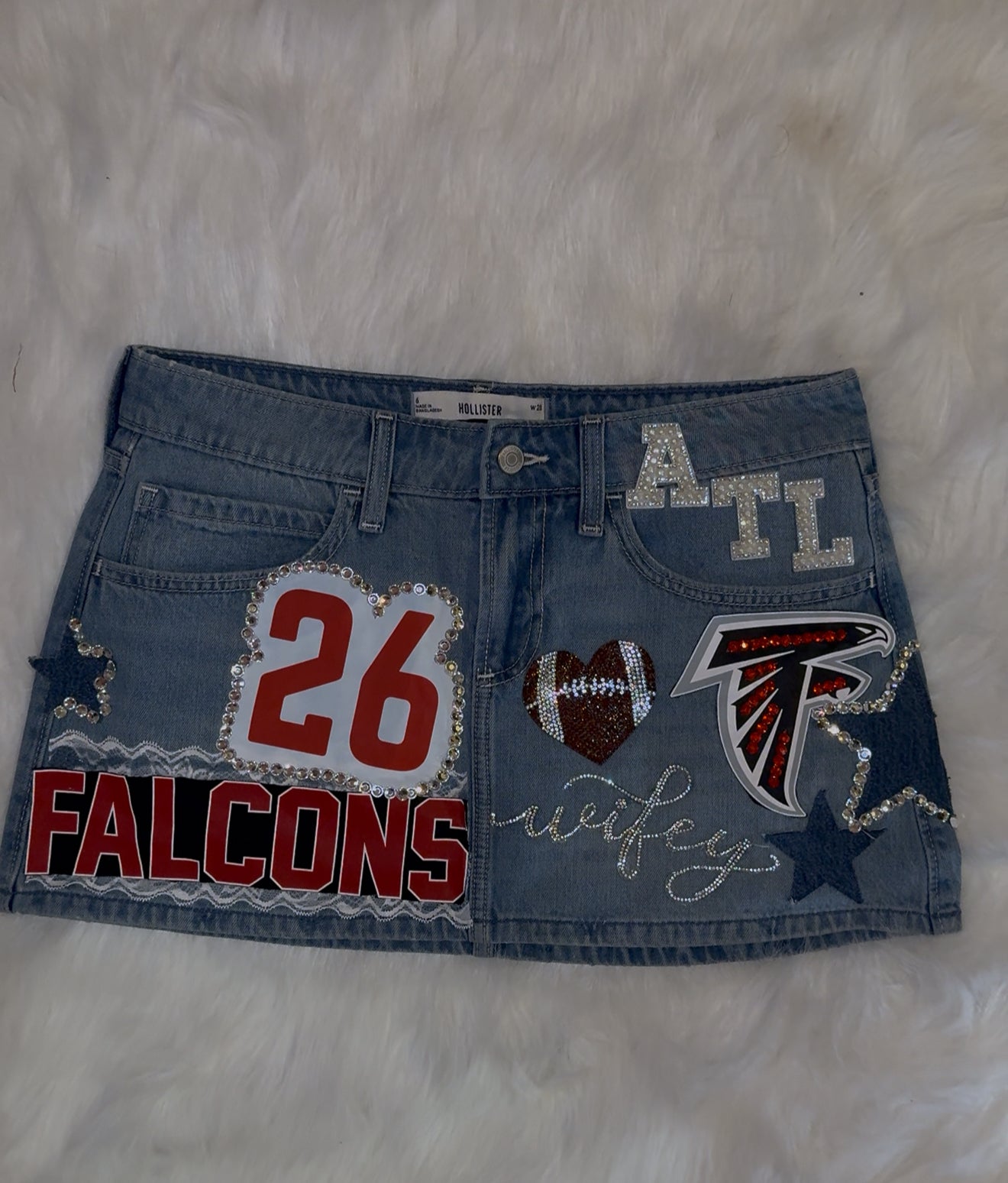 Gameday Denim skirt