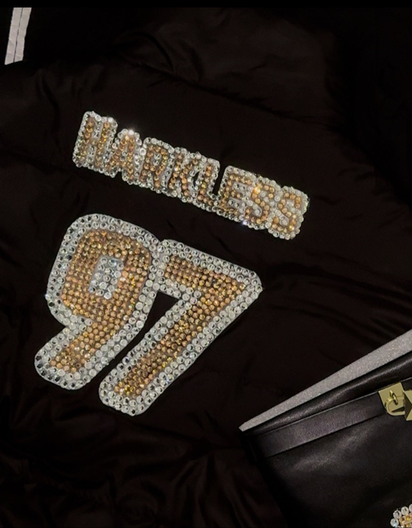 Bling puffer jacket